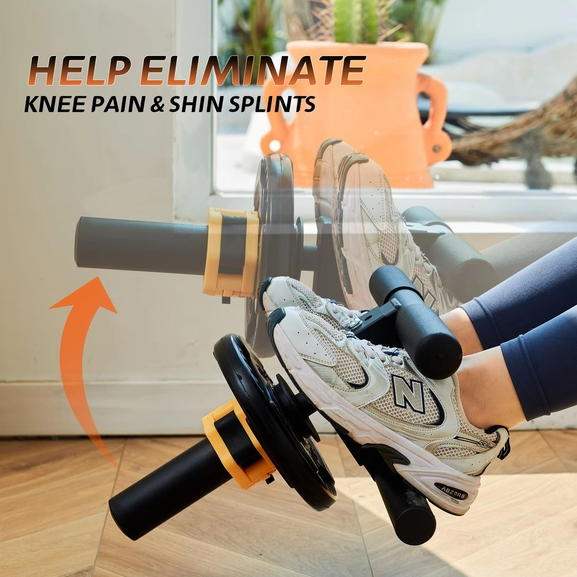 Elite Tib Bar Tibialis Trainer – Olympic Plate Calf Raise Muscle Builder