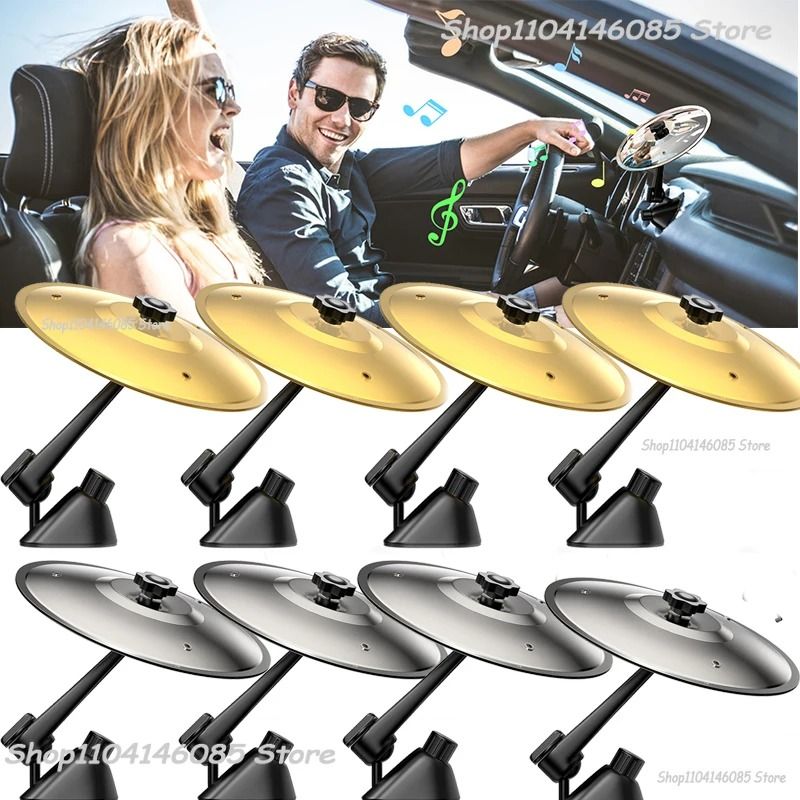 Car Vent Mini Drum Car Air Vent Cymbal Fun Car Interior Musical Toy Accessory
