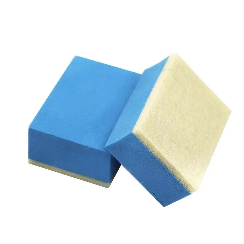 Car Glass Oil Film Cleaning Sponge – High-Efficiency Wool Felt Polishing & Removal Tool
