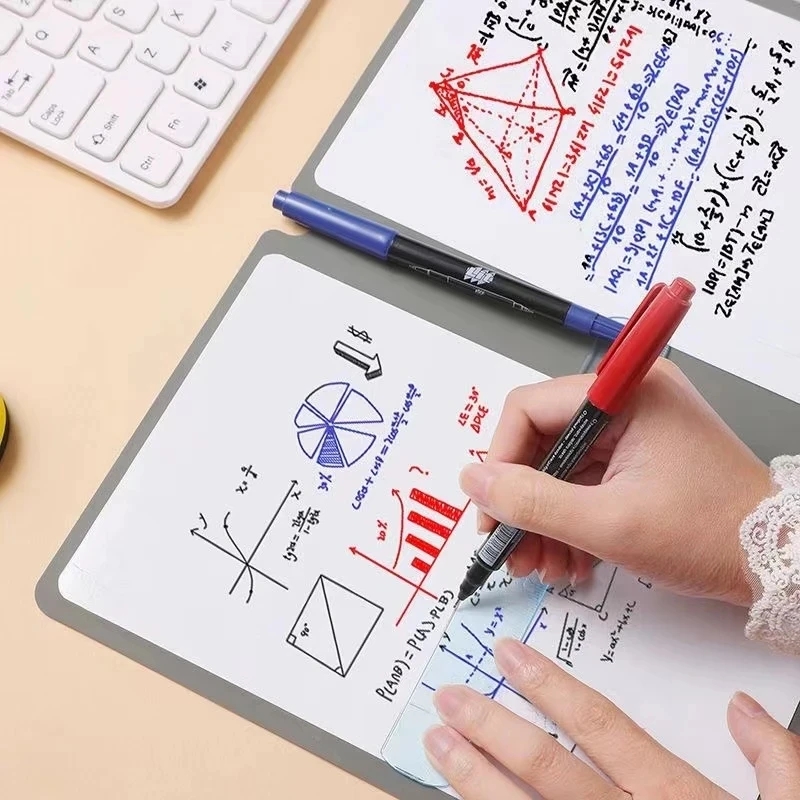 Reusable Whiteboard Notebook Memo Book, Weekly Planner with Free Pen & Cloth, Portable Notebooks for Easy Planning