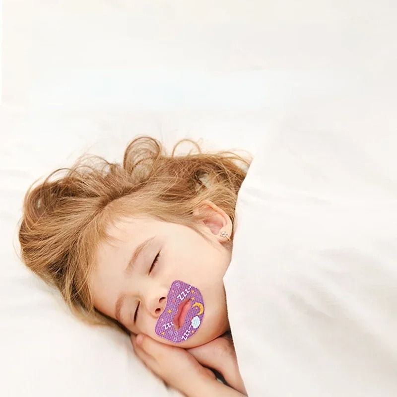 Anti Snoring Stickers 30 Pack Night Sleep Mouth Correction Patches for Children Youth and Adults