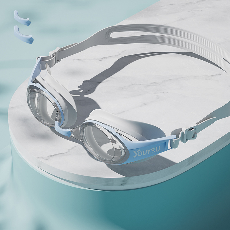 Clear View Anti Fog Adult Swim Goggles with UV Protection