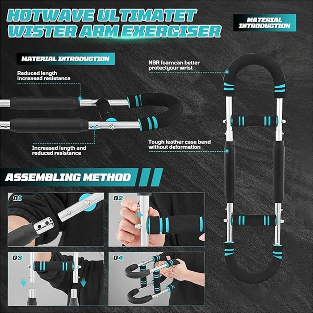 Multifunctional Adjustable U Arm Chest Expander Strength Trainer