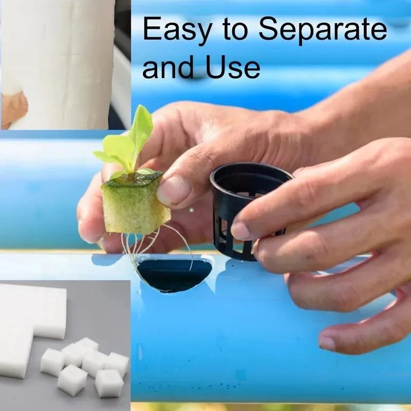 Hydroponic Plant Growing Sponge Set