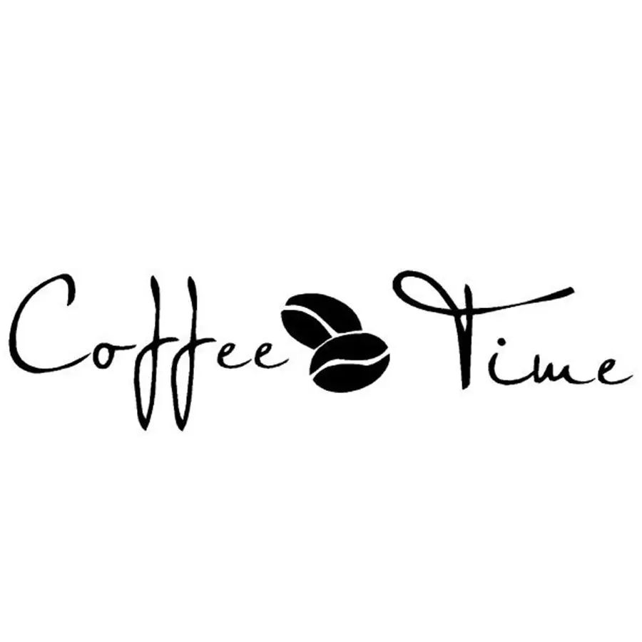 Coffee Wall Art Sticker Vinyl Cafe Kitchen Decor Decal
