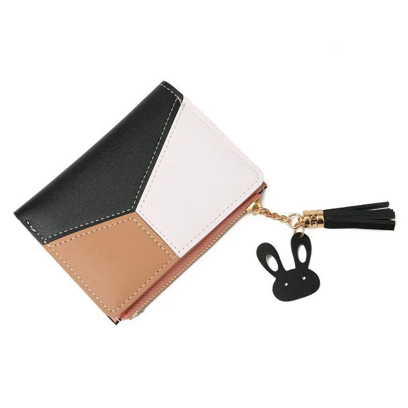 Womens PU Leather Foldable Wallet