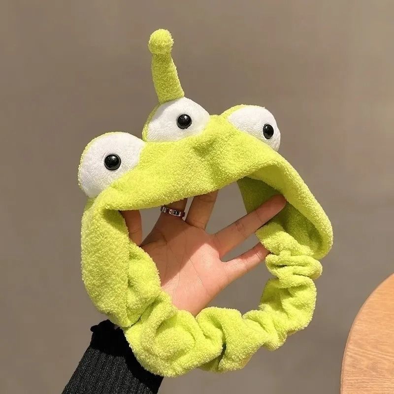 Toy Story Alien Plush Hairband Cute Cartoon Face Washing Headband