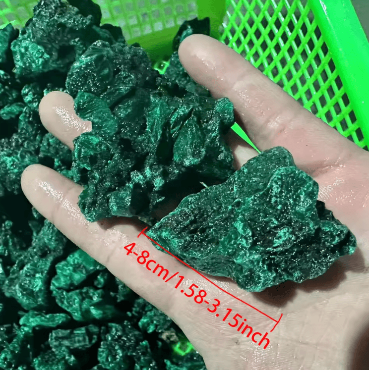 Natural Raw Malachite Crystal – Deep Green Rough Stone for Decor & Energy Display