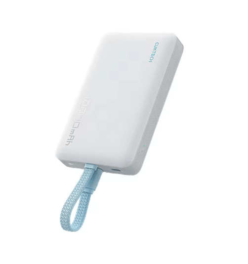CUKTECH WPB100L Magnetic Power Bank 10000mAh with Built-In Cable and 7.5W Wireless Charging