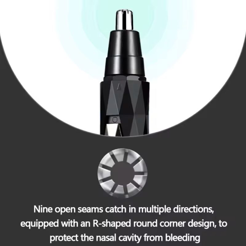 2 in 1 Rechargeable Nose Hair and Beard Trimmer for Men