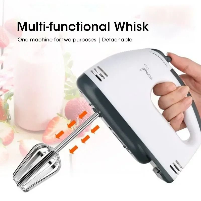 Handheld 7 Speed Electric Dough and Cream Mixer