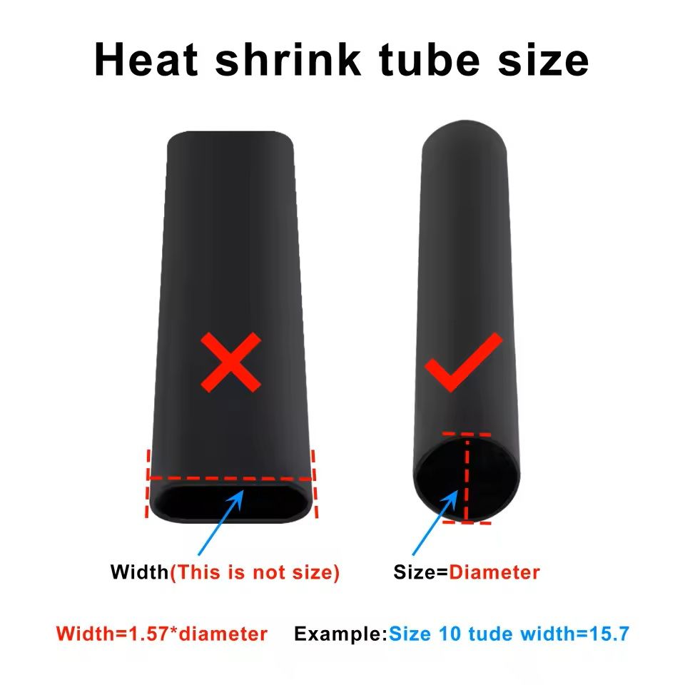 Dual Wall Heat Shrink Tubing with Glue 1M Waterproof Wire Insulation