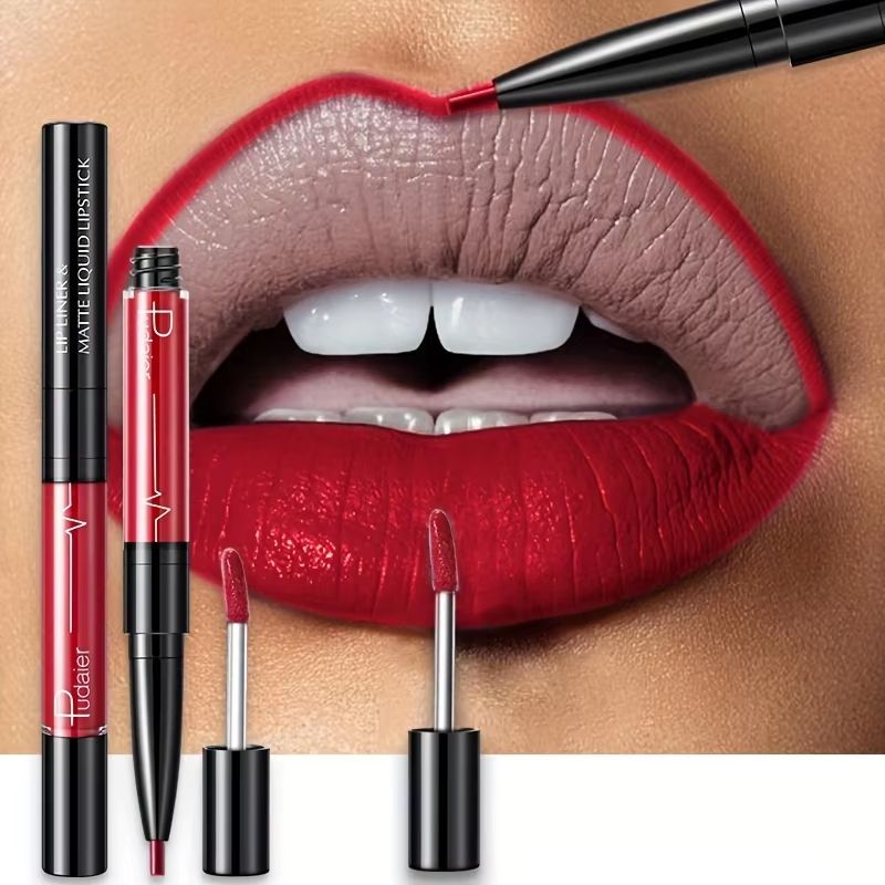 Ultra-Precise Waterproof High Pigment Lip Liner - Smooth, Sweatproof, Long-Lasting Lip Contour Pencil