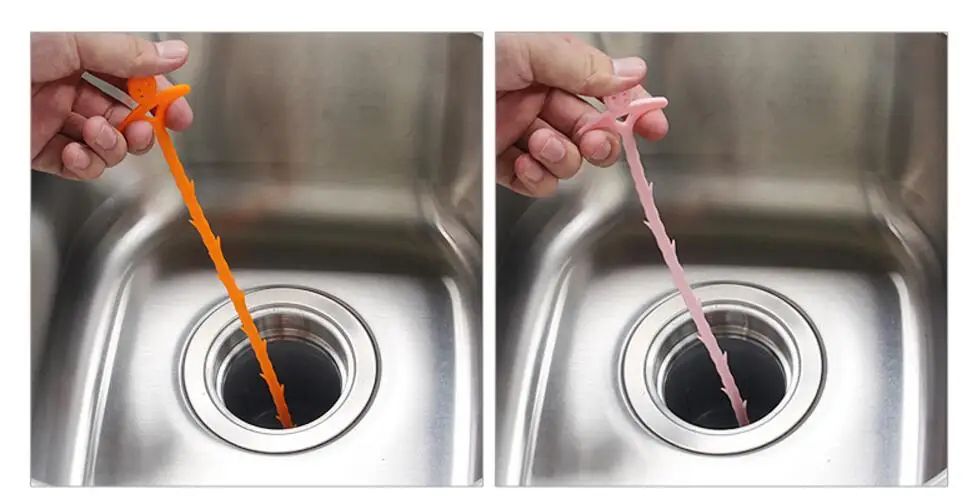 Drain Cleaner Tool Set Sink Drain Snake Hair Removal Tool