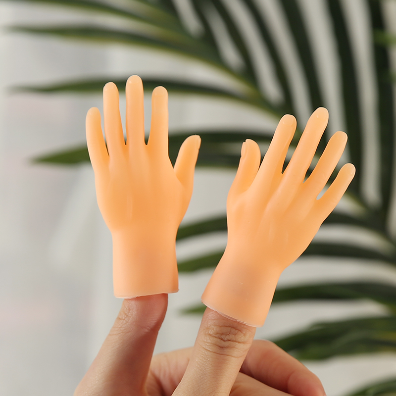 Interactive Pet Toys: Teasing Cat with Plastic Finger Gloves - Enhance Playtime for Cats and Dogs with Little Hand Simul