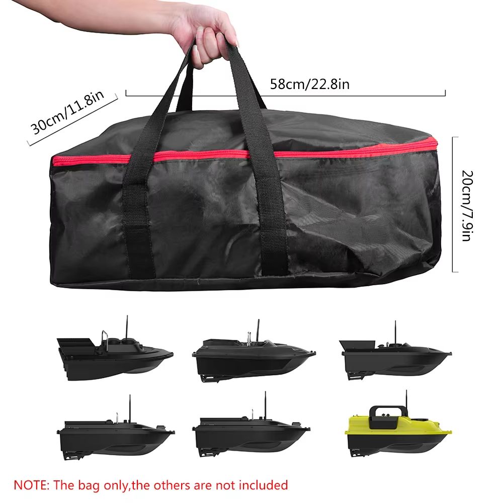 Water-Repellent Bait Boat Carry Bag – Fishing Boat Storage & Feeder Bag