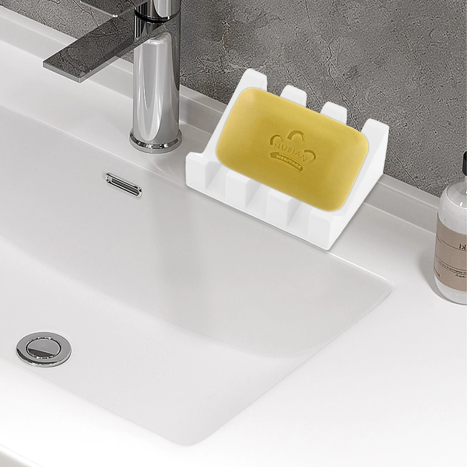 Silicone Drainage Soapdish Automatic Draining Bathroom Soap Rack