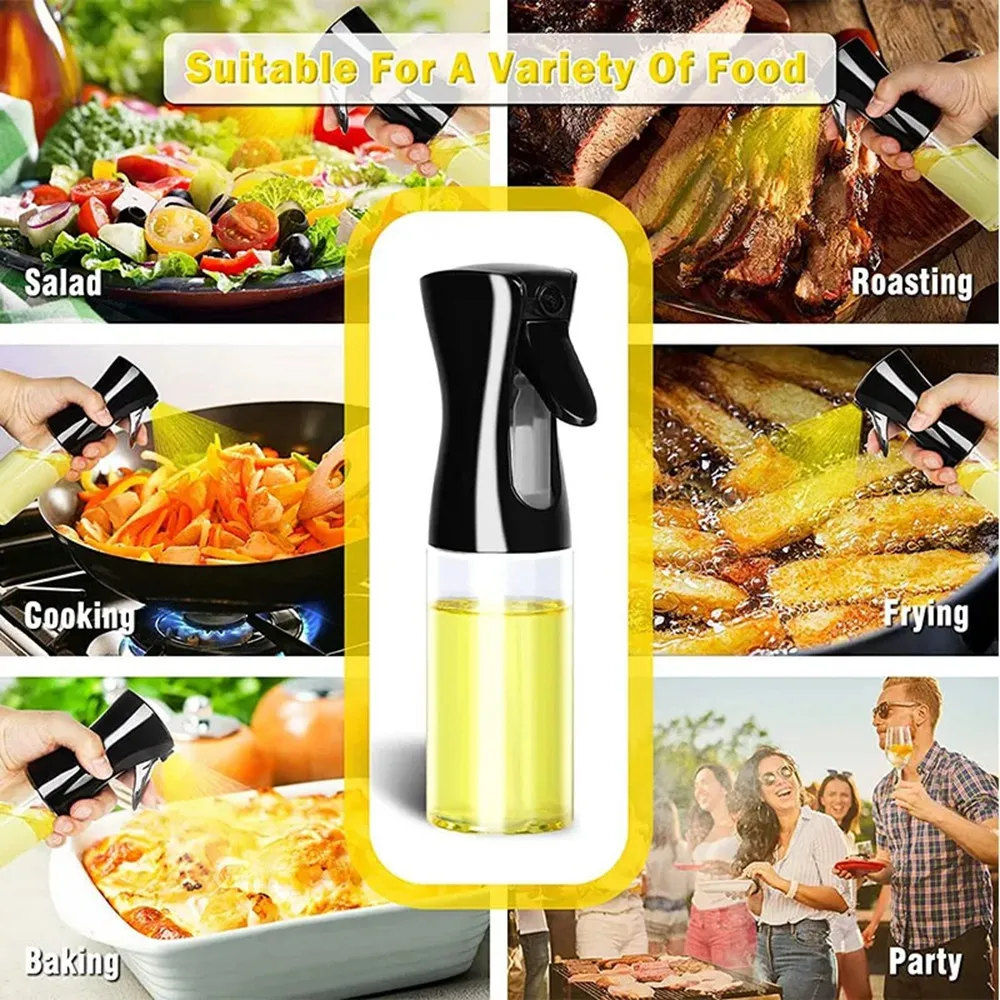 oil spray bottle, olive oil sprayer, cooking oil dispenser, kitchen oil mister, BBQ oil sprayer