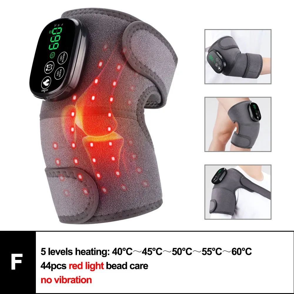 Premium 3-in-1 Heated Knee Massager & Vibration Therapy Joint Relief Wrap