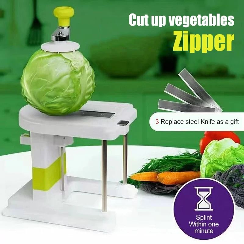 Professional Hand-Cranked Cabbage Shredder & Slicer