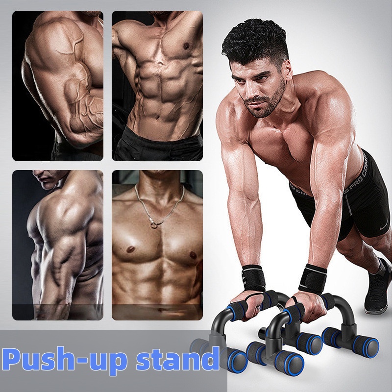 Durable Push Up Stand, Home Gym Exercise Station, I Shaped Prone Push Up Support Foam for Chest Muscle Workout