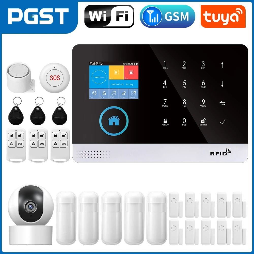 PGST 103 4G WiFi GSM Home Security Alarm System