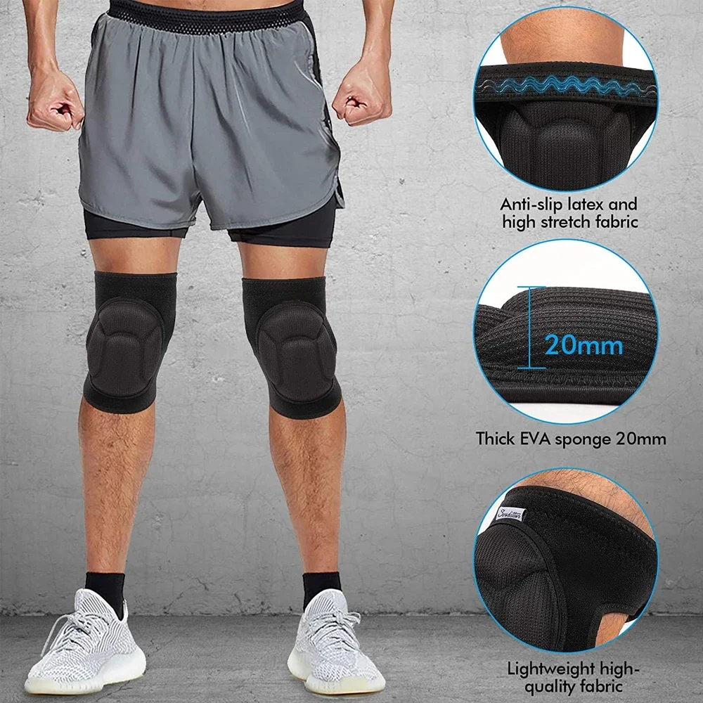 Adjustable Knee Pads for Gardening & Floor Cleaning Soft Comfort Inner Liner for Ultimate Support