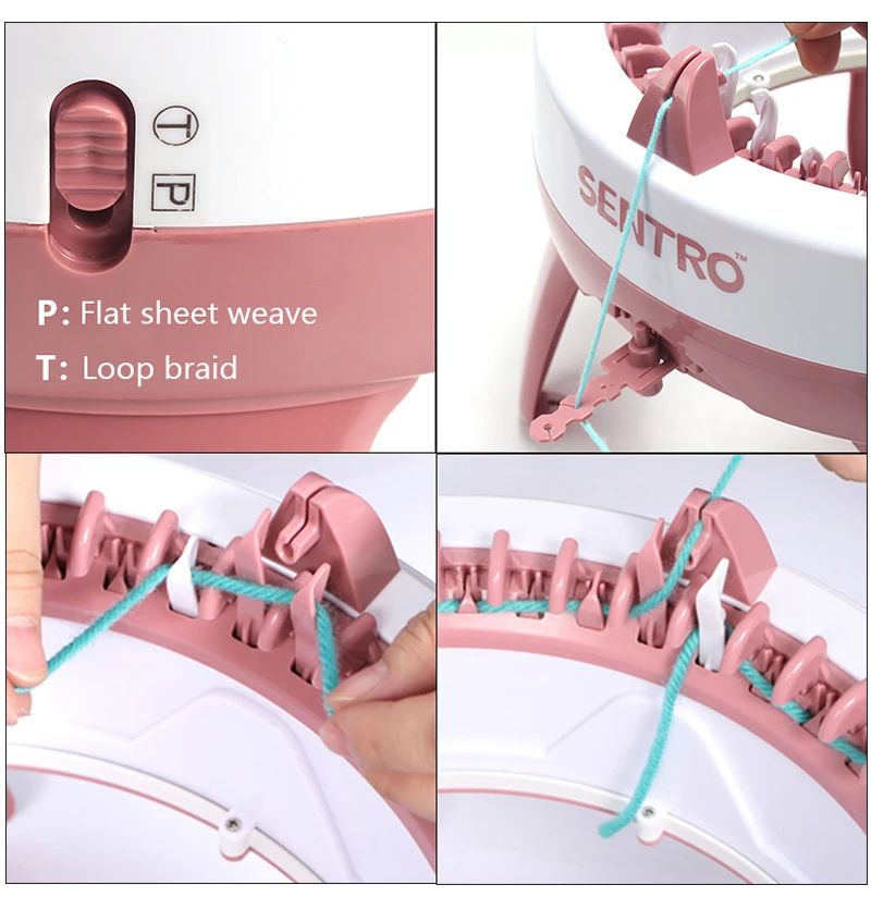 40-Needle Hand Knitting Machine DIY Knitting Loom