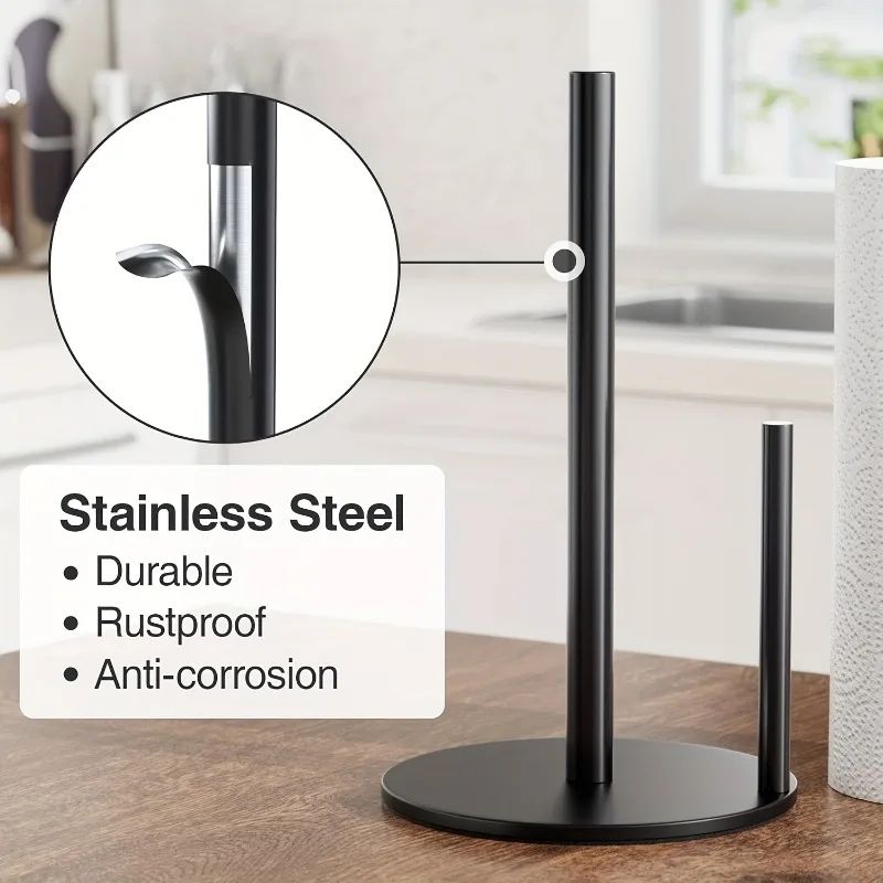 Stainless Steel Countertop Paper Towel Holder