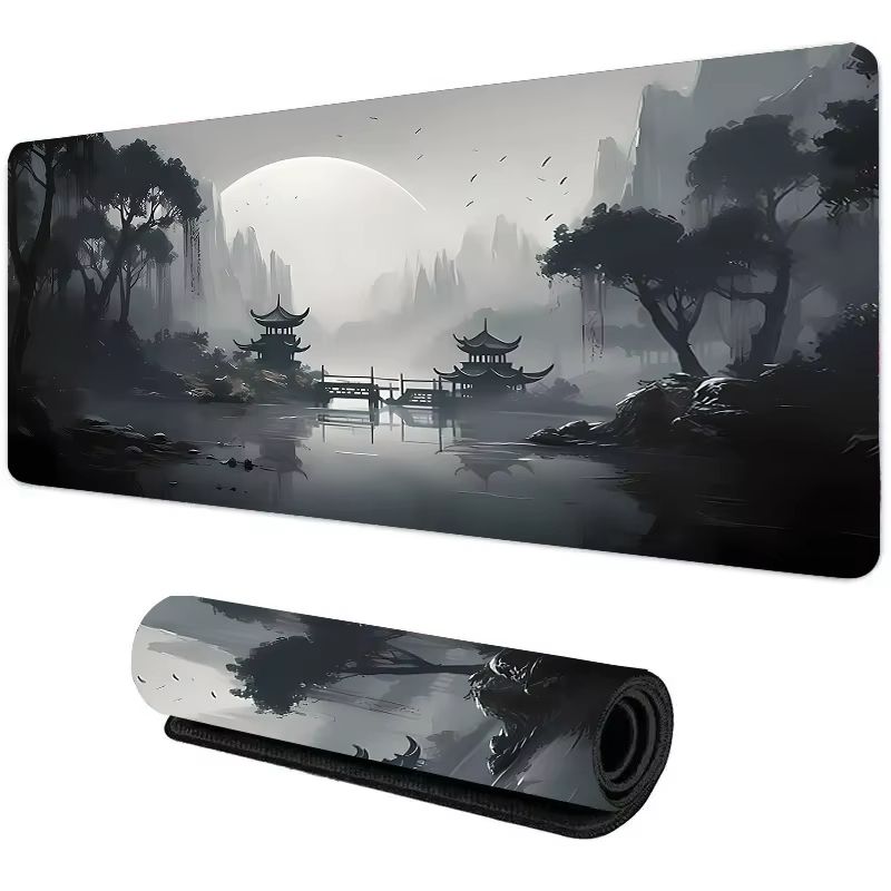 Moonlight Aura XXL Gaming Desk Mat - Large Mouse Pad with Non Slip Base
