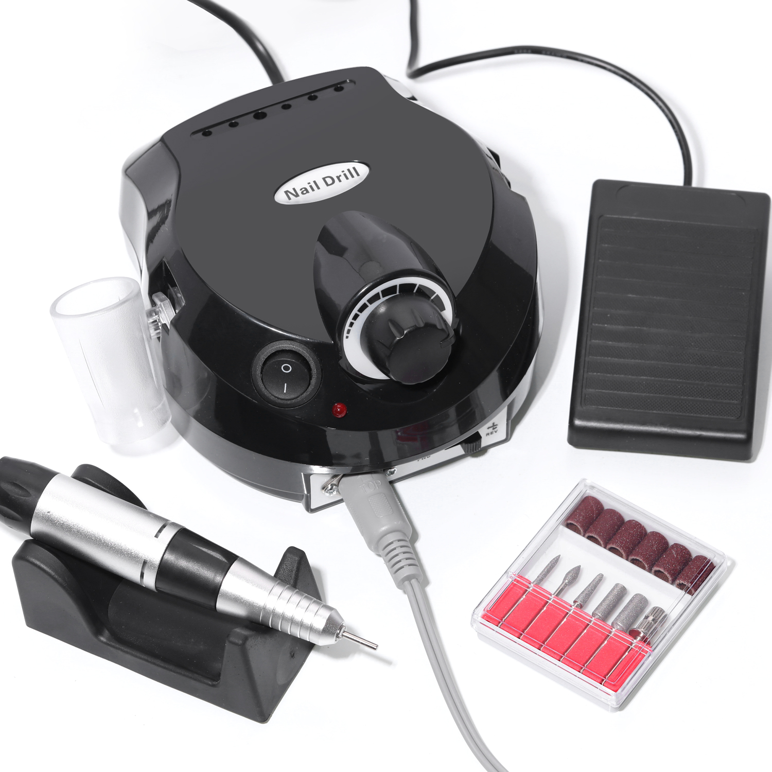 Professional Electric Nail Drill Kit Salon-Grade Nail Gel Polisher & File