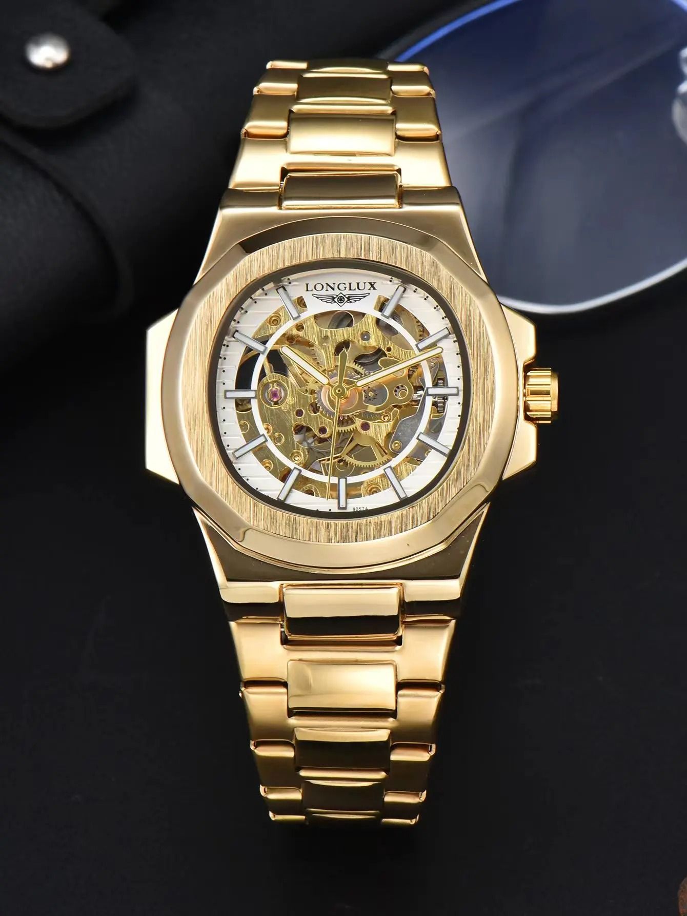 LONGLUX Men Automatic Mechanical Watch