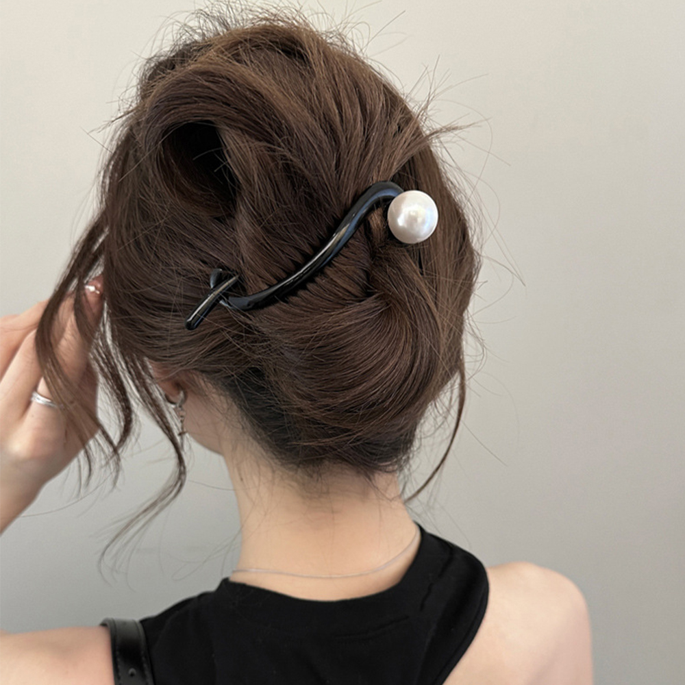 Twist Hair Clips Hairpins Twisted Hollow, New Fashion Barrettes Retro S Shape Ponytail, Elegant Shark Clips Headdress