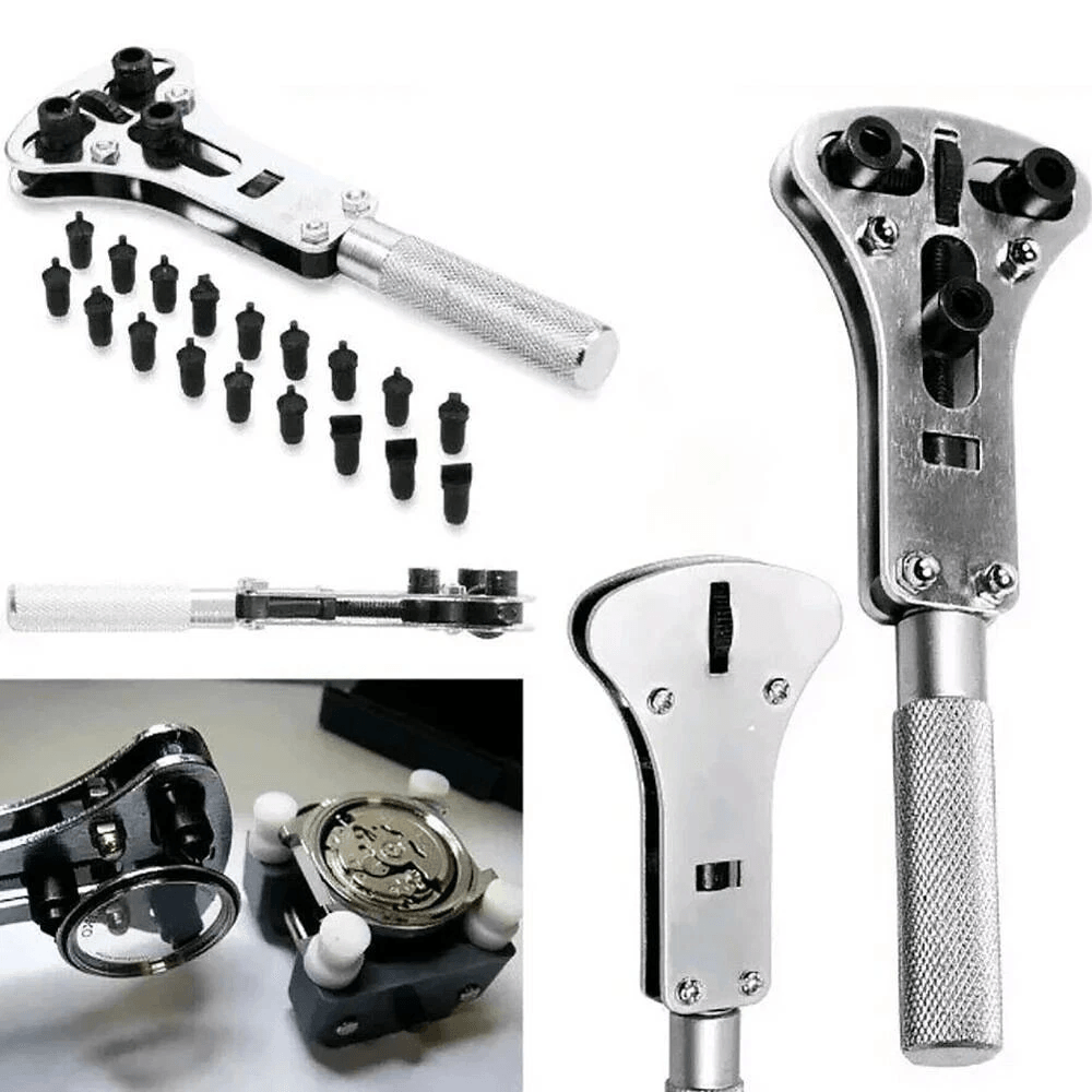 Watch Band & Back Case Opener Tool Kit Watch Repair & Battery Cover Remover