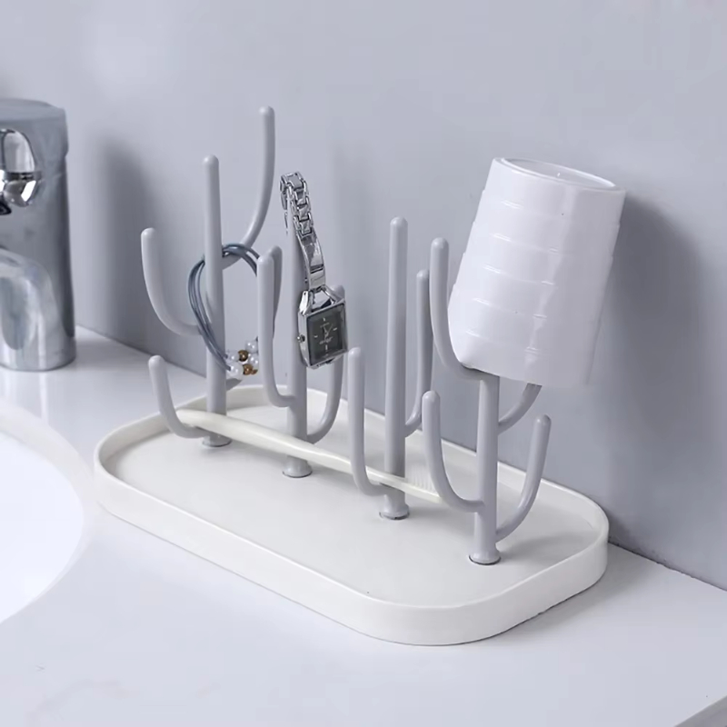 Baby Bottle Drain Drying Racks Blue Pink New Bottle Dry Rack Storage Cleaning Dryer Drainer