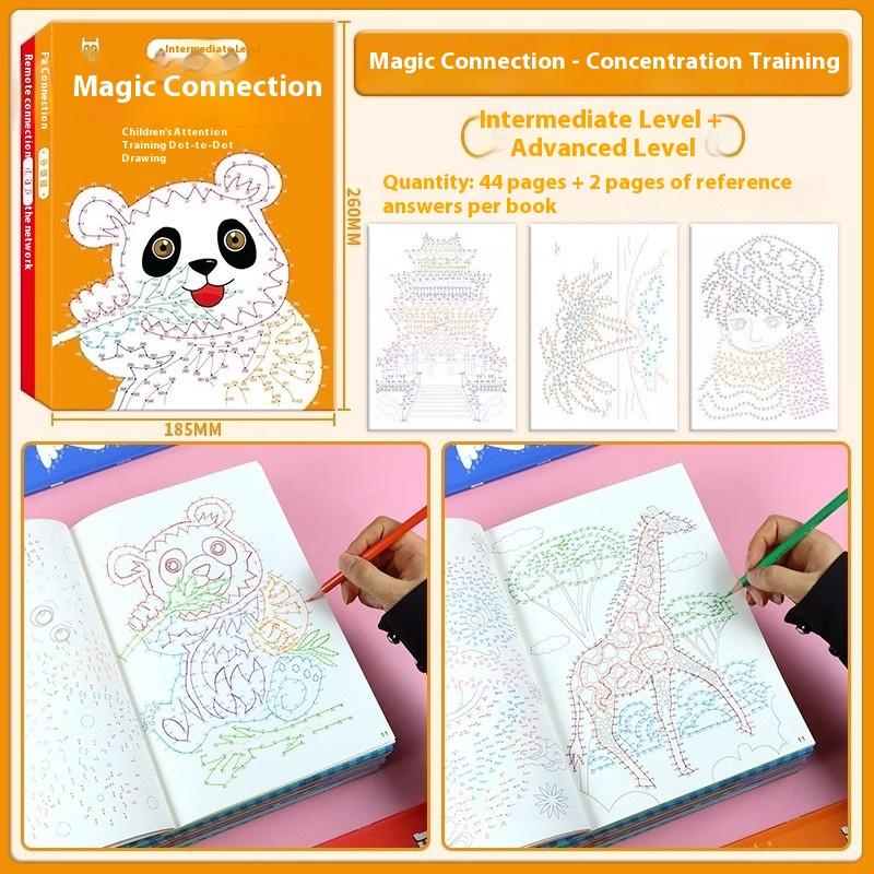 Children's Digital Connectivity And Colouring Book Set, Pattern Focused Training Book