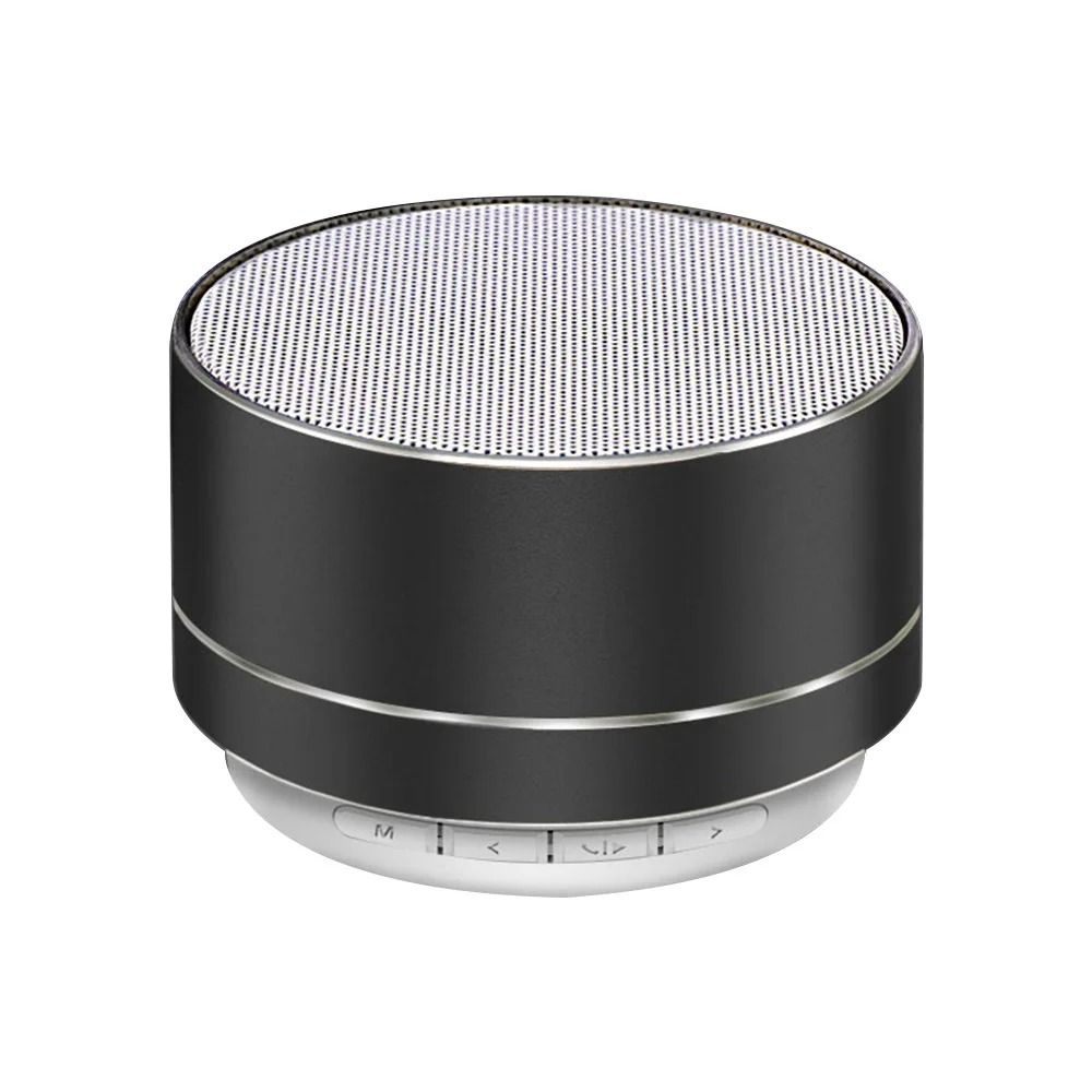 A10 Portable Bluetooth Speaker with LED Lights and TF Card Support