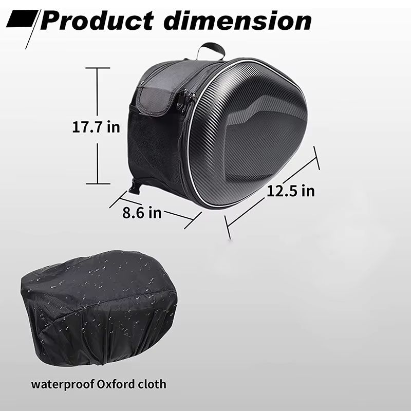 Universal Motorcycle Pannier Bags – Durable Side Luggage Storage Saddlebags (2PCS)