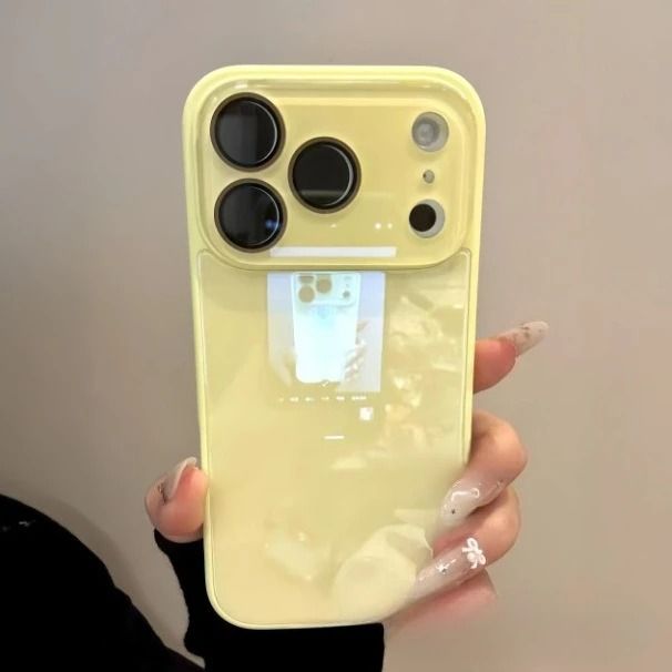 Luxury iPhone Tempered Glass Case Shockproof Hard Back with Camera Protection