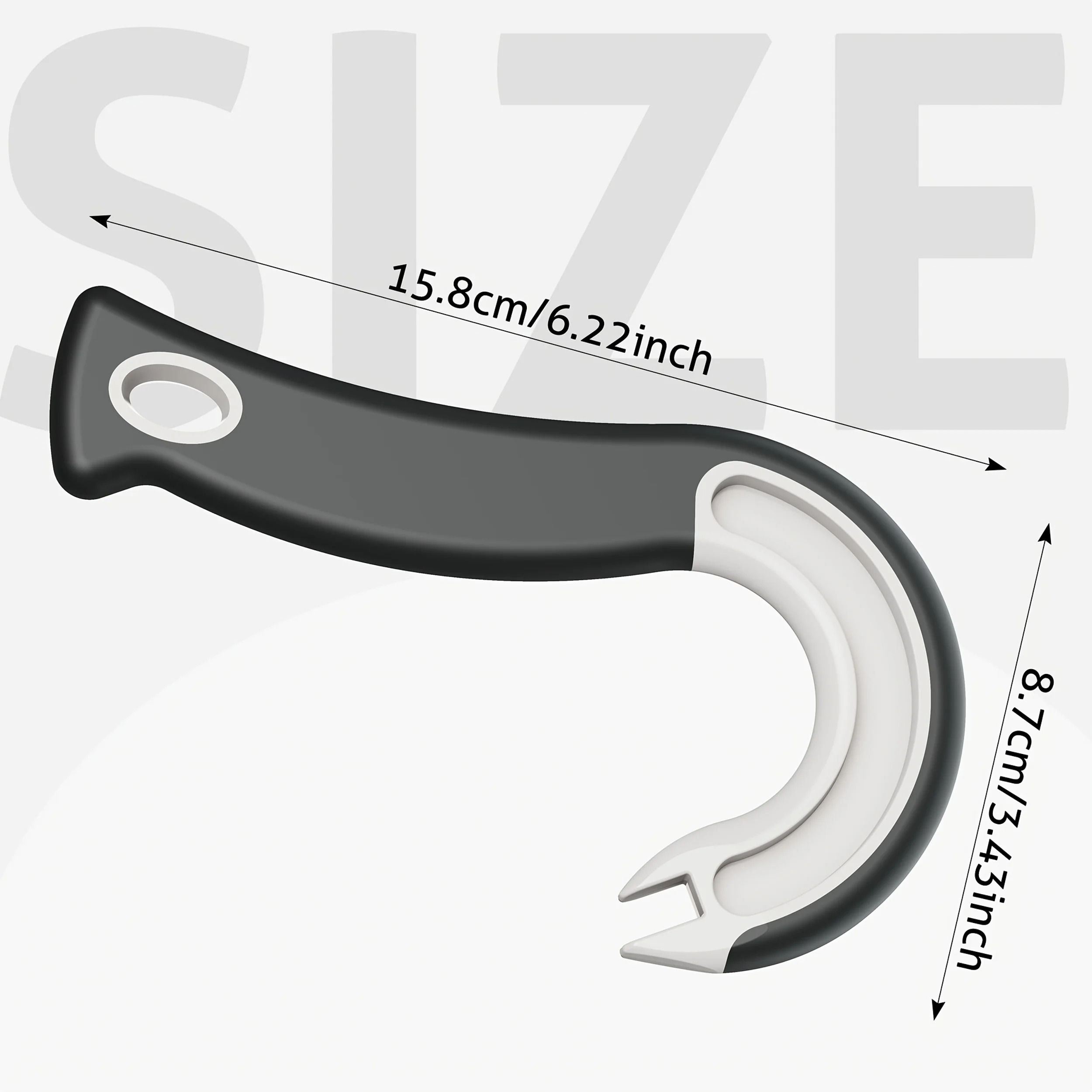 Easy-Grip Hook Can Opener – Precision Pull-Tab & Bottle Opener Tool