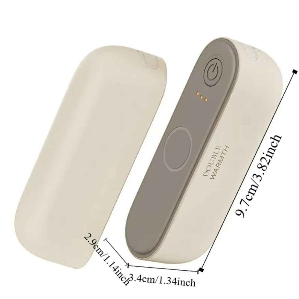 Rechargeable Electric Hand Heater Dual-Palm Hand Warmers Fast Magnetic Heating Pocket Detachable Treasure