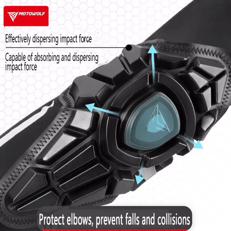 MOTOWOLF Summer Motorcycle Elbow Pads – MTB, Motocross & Cycling Protection Gear