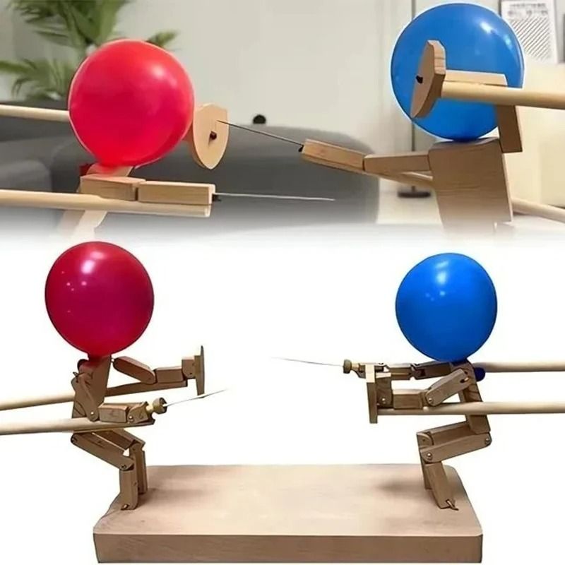 Double Battle Poke Balloon Interactive Family Game Toy