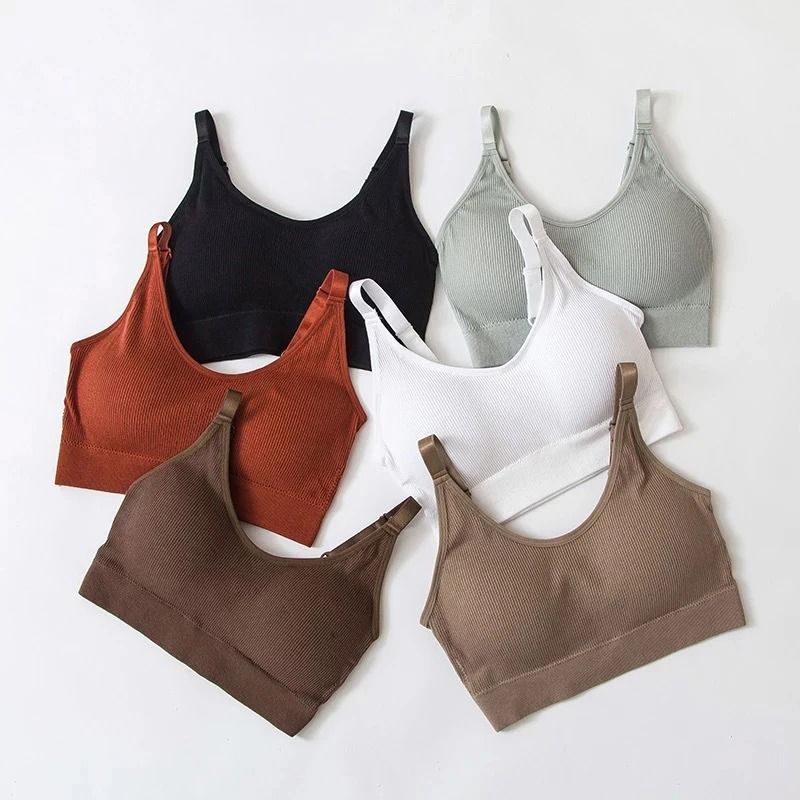 Seamless Athletic Crop Top Bralette