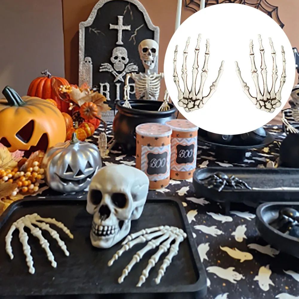 Realistic Skeleton Hands Halloween Decoration Haunted House Prop
