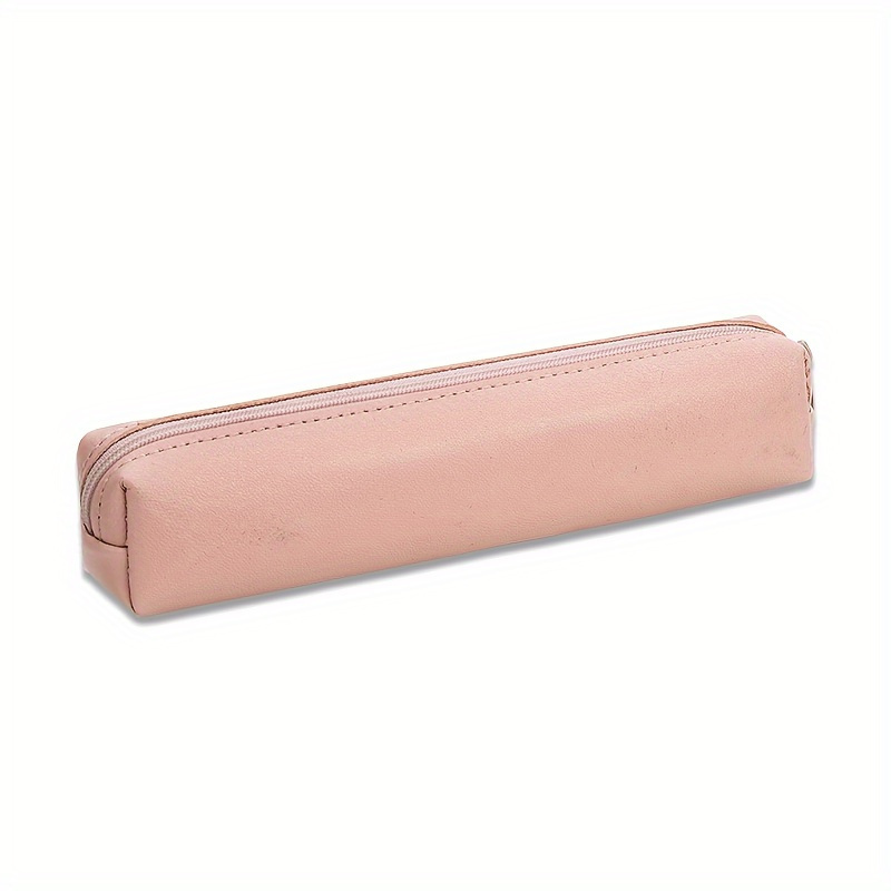 Premium Faux Leather Pencil Case, Mini Makeup Pencil Case Bag, Fashionable & Functional