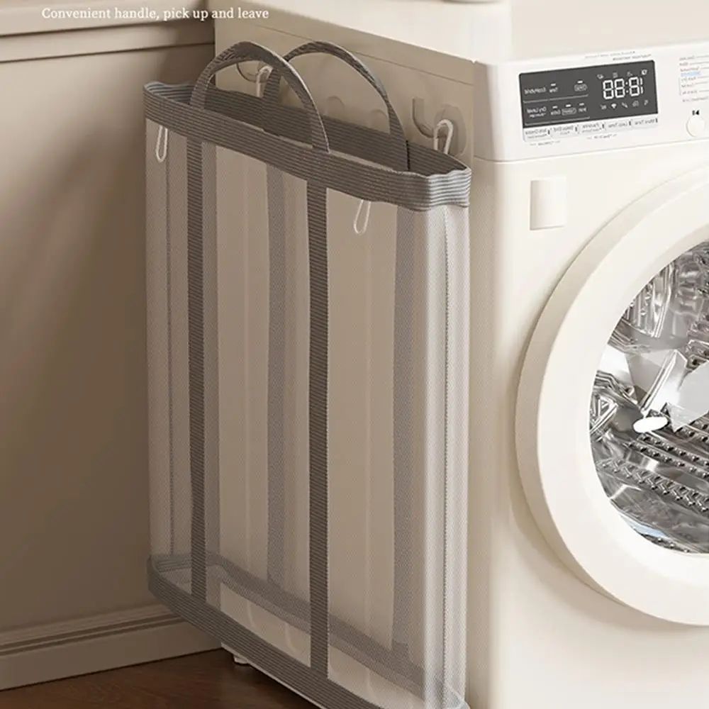 FlexiFold Laundry Basket Bag with Handles for Clothes and Toy Storage