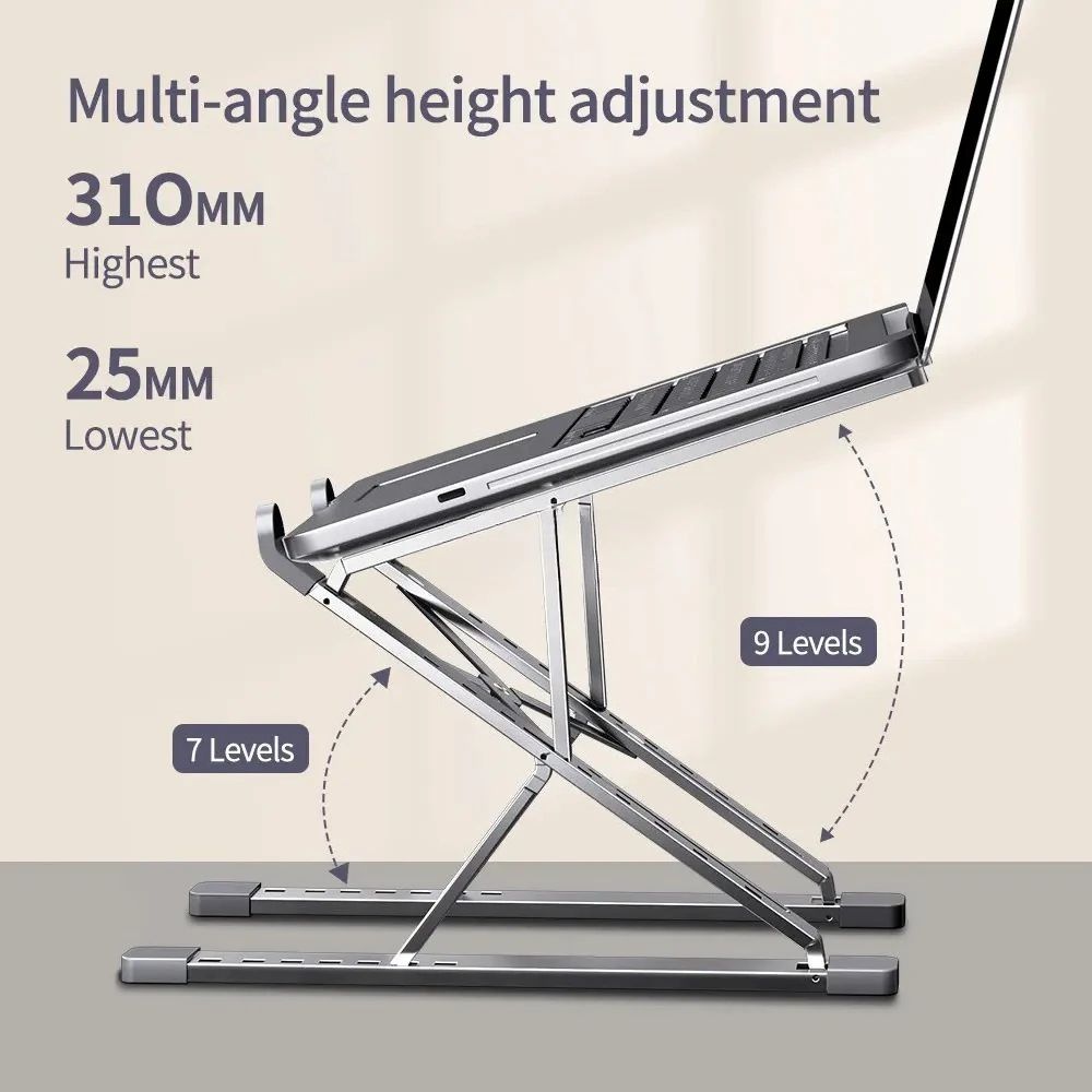 Adjustable Aluminum Laptop Stand Foldable Cooling Holder