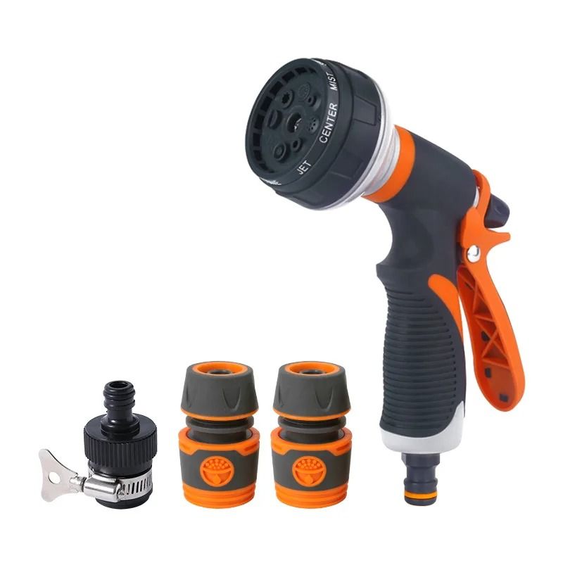 8-Mode High-Pressure Garden Watering Gun – Adjustable Irrigation Sprayer
