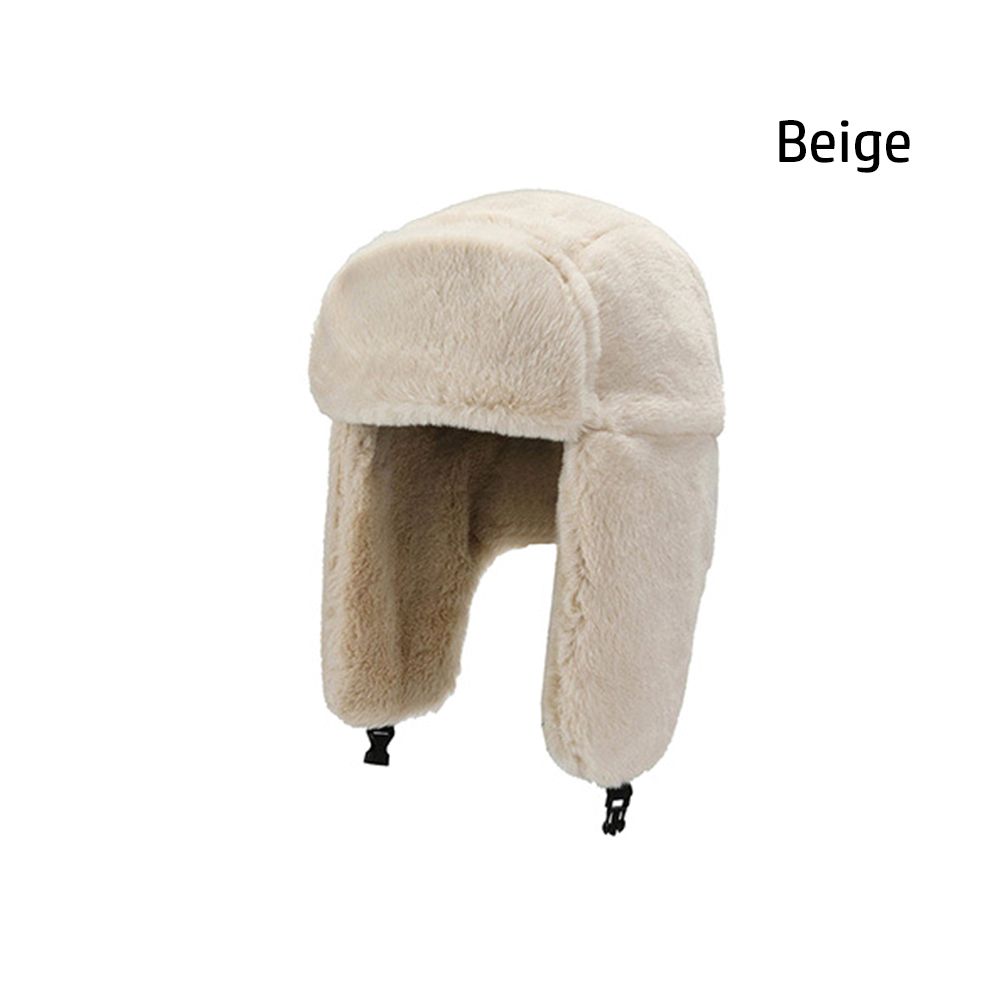 Thick Bomber Hat, Russian Winter Trapper Earflap, Ushanka Snow Cap